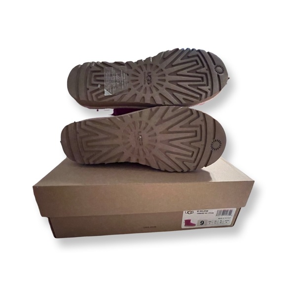 New Ugg 9 pink Selene Furious Fuchsia boots - Picture 6 of 7